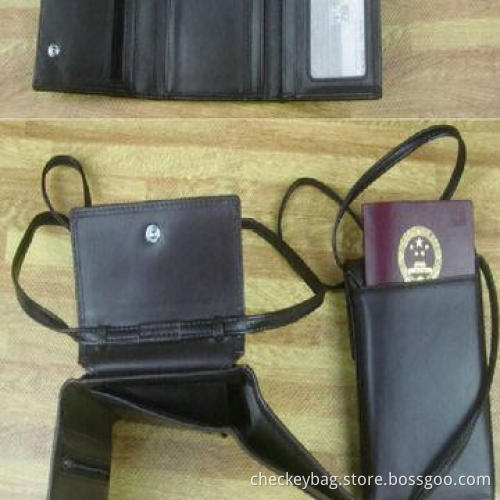 Leather Passport Holders with Multi-purpose Pocket